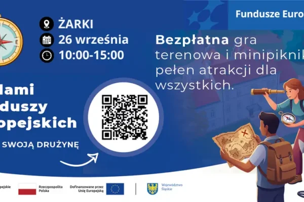 Żarki: bezpłatna gra terenowa i minipiknik o Funduszach Europejskich już 26 września