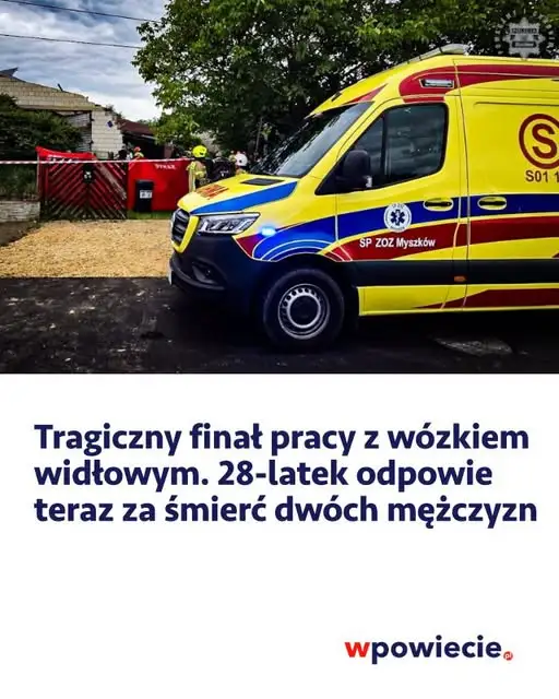 Tragiczny finał pracy z wózkiem widłowym. 28-latek odpowie za śmierć dwóch mężczyzn