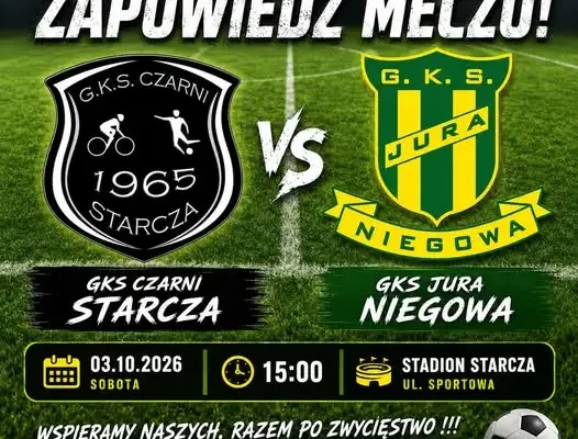 Hit A Klasy: Czarni Starcza kontra Jura Niegowa – starcie o fotel lidera