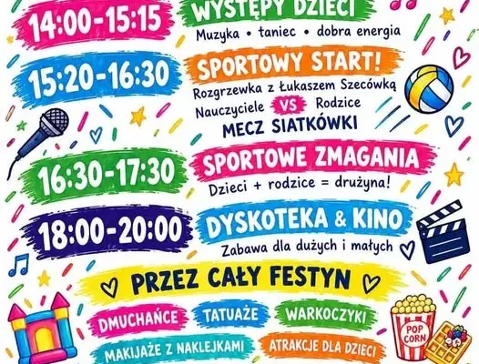 Festyn szkolny w Myszkowie – zaproszenie na 10 października