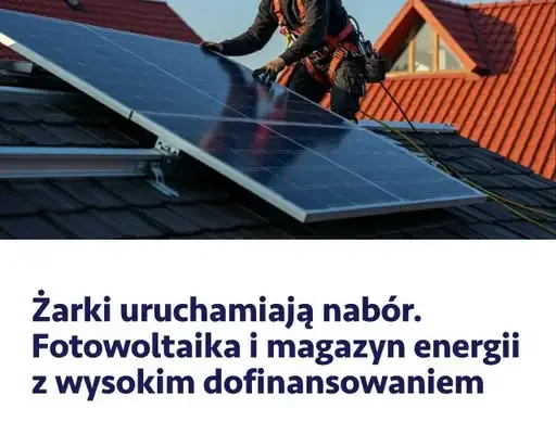 Żarki: spotkanie informacyjne o dofinansowaniu fotowoltaiki i magazynów energii