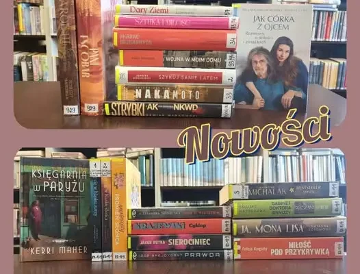 Nowe książki w Gminnej Bibliotece Publicznej w Poraju