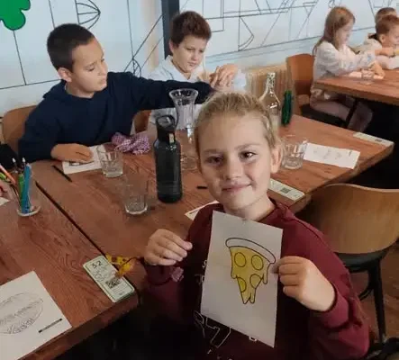 Klasa 2b z wizytą w Bar a Boo – warsztaty pizzy z okazji Dnia Chłopaka
