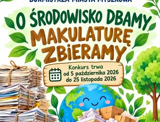Szkoła Podstawowa nr 3 w Myszkowie zbiera makulaturę w konkursie ekologicznym