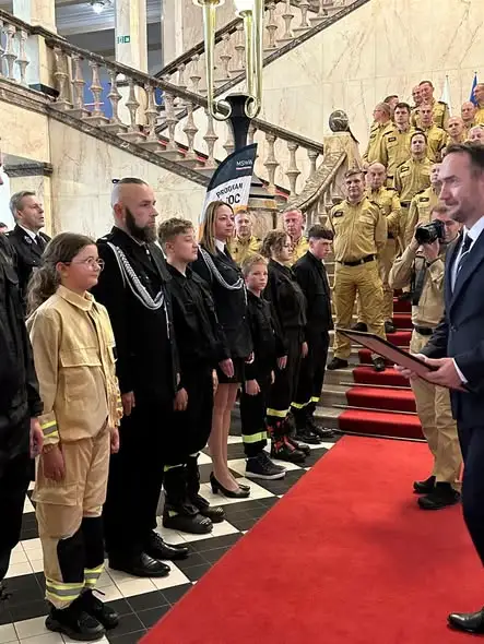 OSP Koziegłowy z dofinansowaniem na doposażenie Młodzieżowej Drużyny Pożarniczej