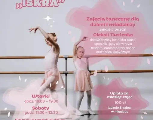 Zajęcia baletowe dla dzieci i młodzieży w Gminnym Ośrodku Kultury w Niegowie