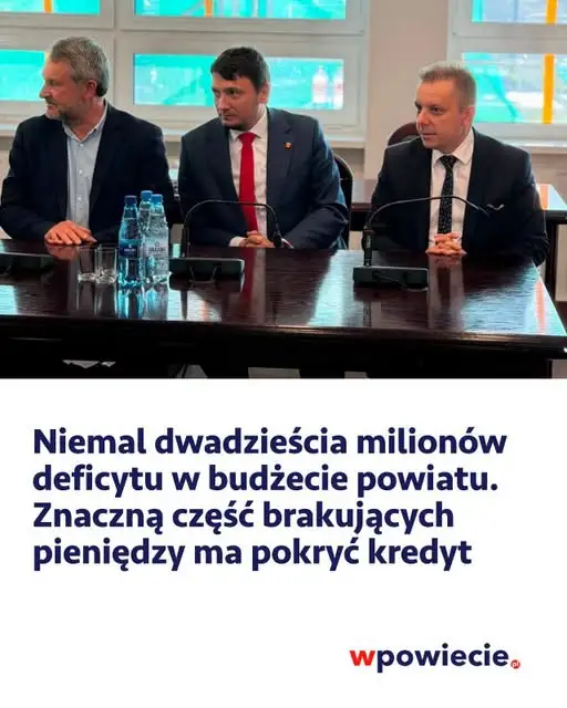 Powiat myszkowski: nadzwyczajna sesja przyjęła budżet z deficytem blisko 20 mln zł