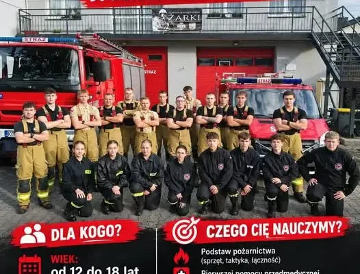 OSP Żarki prowadzi nabór do Młodzieżowej Drużyny Pożarniczej
