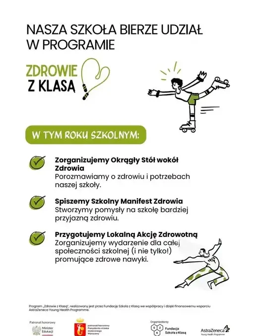Szkoła w Żarkach przystąpiła do programu „Zdrowie z Klasą”
