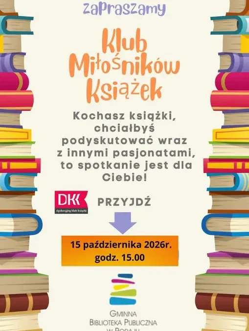 Klubowicze już jutro spotykamy się w bibliotece