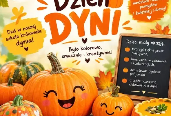 Dzień Dyni w szkole im. Adama Mickiewicza – kiermasz, smakołyki i jesienna atmosfera
