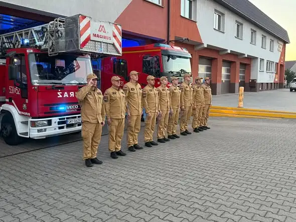 Myszków: strażacy oddali hołd kolegom z Niska