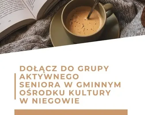 Spotkanie Aktywnej Grupy Senior w Niegowie – zmiana terminu na 21 października