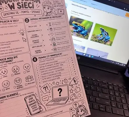 Noc Bibliotek w Poraju: uczniowie tropili fake newsy i tworzyli książki tunelowe