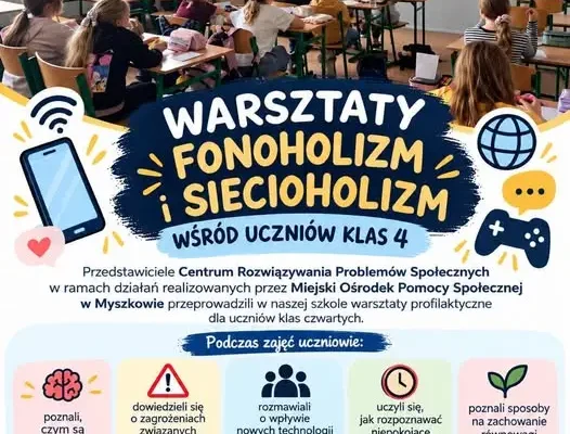 Myszków: czwartoklasiści z SP2 uczyli się, jak mądrze korzystać ze smartfonów