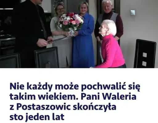 Pani Waleria z Postaszowic skończyła 101 lat. Redakcja dołącza do życzeń