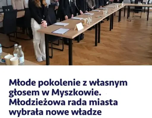 Nowe władze Młodzieżowej Rady Miasta w Myszkowie – młodzi gotowi do działania