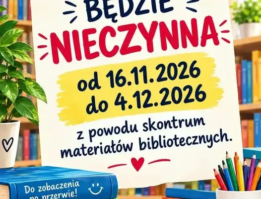 Biblioteka w Jastrzębiu zamknięta na trzy tygodnie – skontrum i co to oznacza dla czytelników